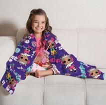 Manta Infantil Super Soft Poliéster Divertida Personagens Menina Menino 1,25m x 1,50 Lepper Kids