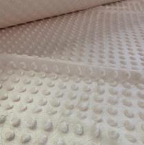 Manta Inverno Soft Bolha Pipoquinha Marfim Bege Creme 1m x 75 sem forro