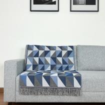 Manta Jacquard Misto com Franja 1,40 x 1,60 - Dallas Marinho