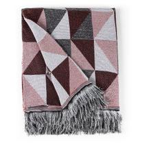 Manta Jacquard Misto com Franja 1,40 x 2,20 Dallas Vermelho