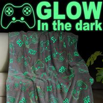 Manta Jekeno Glow in The Dark Game Controller 130x150cm cinza