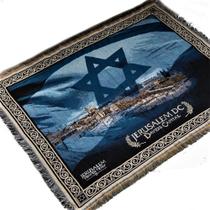 Manta Judaica Tapete Jerusalém - 120 X 160 Cm