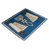 Manta Judaica Tapete Símbolo Messiânico Torá - 120 X 160cm
