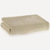 Manta Karsten Prades Fleece Casal Bege