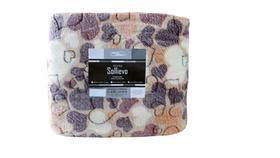 Manta King Flannel Sollievo Com Relevo Coração