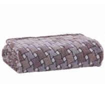 Manta King Flannel Sollievo com Relevo Pastilhas Jolitex