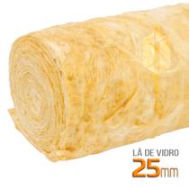 Manta Lã de Vidro 25mm 60cm Tamanho:1 Mt - SANDERCE