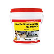Manta líquida 18 litros preta Quartzolit - Weber Quartzolit
