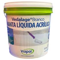 Manta Liquida Acrilica Branco Vedalage 3.6 L Viapol