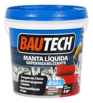 Manta Liquida Acrilica Profissional Branca 4Kg - Bautech