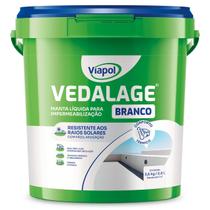 Manta Líquida Asfáltica Vedalage Branco 3,6L Viapol Manta Líquida Asfáltica Vedalage Branco 3,6L Viapol