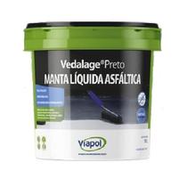 Manta Liquida Asfáltica Vedalage Preto 3.6kg - Viapol