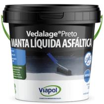 Manta Líquida Asfáltica Vedalage Preto 3,6 Kilos - V0317896 - VIAPOL Manta Líquida Asfáltica Vedalage Preto 3,6 Kilos - V0317896 - VIAPOL