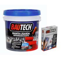 Manta Liquida Bautech 12kg + Acaba Trinca 500g Pó C/Espátula