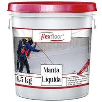 Manta Líquida Borracha Liquida Impermeabilizante Flexfloor Branca 4,5kg