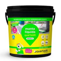 Manta Líquida Branca Galão 4,5kg - Quartzolit