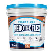 Manta liquida cimenticia piscina e tanque rebotec 20kg