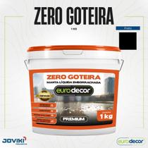Manta Liquida Emborrachada 1KG Premium Zero Goteira Impermeabiliza Laje Telhado Fachada