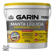 Manta Líquida Emborrachada Impermeabilizante Cinza 3,6kg A base De Água 100 Acrílica Manta Líquida Emborrachada Impermeabilizante Cinza 3,6kg A base De Água 100 Acrílica
