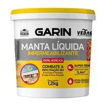 Manta Líquida Emborrachada Impermeabilizante Garin 1,2kg Cores Manta Líquida Emborrachada Impermeabilizante Garin 1,2kg Cores
