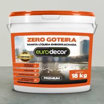 Manta Liquida Emborrachada Premium Euro Decor Zero Goteira 18KG Contra Fissuras Trincas Infiltrações