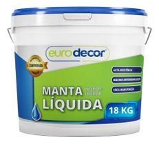Manta Líquida Eurodecor 18Kg Impermeabilizante para Interior e Exterior - Máxima Impermeabilização