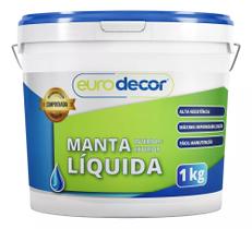Manta Líquida Eurodecor 1Kg Impermeabilizante para Interior e Exterior - Máxima Impermeabilização