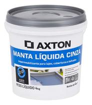 Manta Liquida Impermeabilizante 4 Kg Cinza Axton