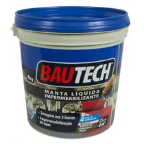 Manta líquida impermeabilizante 4 kg - CINZA - Bautech