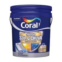 Manta Líquida Impermeabilizante Branco Sol e Chuva 18kg - Coral