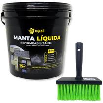 Manta Líquida Impermeabilizante Laje Telha 3,6kg + Broxa