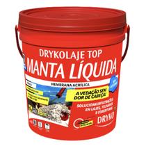 Manta líquida impermeabilizante para lajes 18kg - DRYKOLAJE TOP