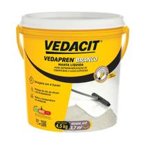 Manta Líquida Impermeabilizante Vedapren Branco Vedacit 4,5Kg
