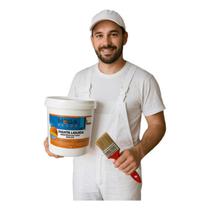 Manta Líquida Incolor Impermeabilizante Transparente lajes Telhados Parede Pisos 1kg Pincel