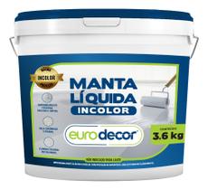 Manta Líquida Incolor para Fissuras Frestas Emborrachada Impermeabilizante Eurodecor