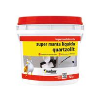 Manta Líquida Quartzolit Super Flexível 12kg - Impermeabilizante UV