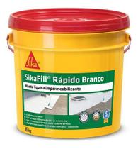 Manta Líquida Sikafill Rápido Branco 15 kg Sika Acabamento Mate Manta Líquida Sikafill Rápido Branco 15 kg Sika Acabamento Mate