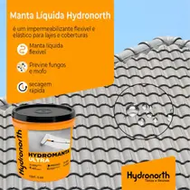 Manta Liquida Ultra Emborrachada Flexivel Para Lajes Telhas Parede Piscina - Balde 15kg