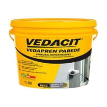 Manta Líquida Vedapren Parede, Branco, 18 L, Vedacit Manta Líquida Vedapren Parede, Branco, 18 L, Vedacit