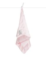 Manta Little Giraffe Chenille Satin 43x43 cm Rosa