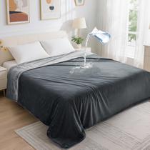 Manta LOOBANI impermeável de flanela macia King 216 x 274 cm Manta LOOBANI impermeável de flanela macia King 216 x 274 cm