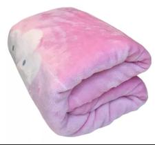 Manta LUXO para Bebê Cobertor Flannel Prime Baby Infantil Para Berço para 90cm x110cm