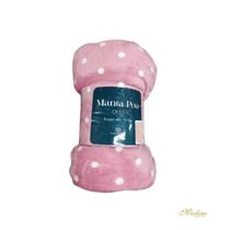 Manta Mafra Antialérgico Estampado Poá