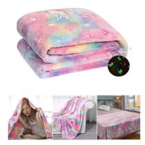 Manta Magica Cobertor Brilha No Escuro Infantil Macia Iluminada Unicornio Estrelas Ceu Meninas Manta Magica Cobertor Brilha No Escuro Infantil Macia Iluminada Unicornio Estrelas Ceu Meninas