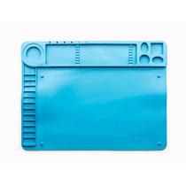 Manta Magnética Antiestática Silicone Porta Objetos 480X360MM - Azul