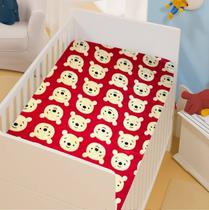 Manta Mantinha Cobertor Para Bebê Turma Do Urso Pooh - Estampa Personagem Ursinho Pooh - Disney Baby