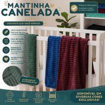 Manta Mantinha Microfibra Canelada Soft Toque Aveludado e Suave Macia Coberta Macia Riscada 90cm Manta Mantinha Microfibra Canelada Soft Toque Aveludado e Suave Macia Coberta Macia Riscada 90cm