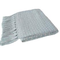 Manta Meliah Tamanho 1,20x1,80 Oceano/Crú Manta Meliah Tamanho 1,20x1,80 Oceano/Crú