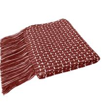 Manta Meliah Tamanho 1,20x1,80 Terracota/Crú Manta Meliah Tamanho 1,20x1,80 Terracota/Crú