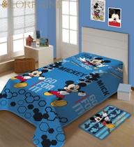 Manta Micro Solteiro 200x150 Fun Não Alérgica Mickey Fun